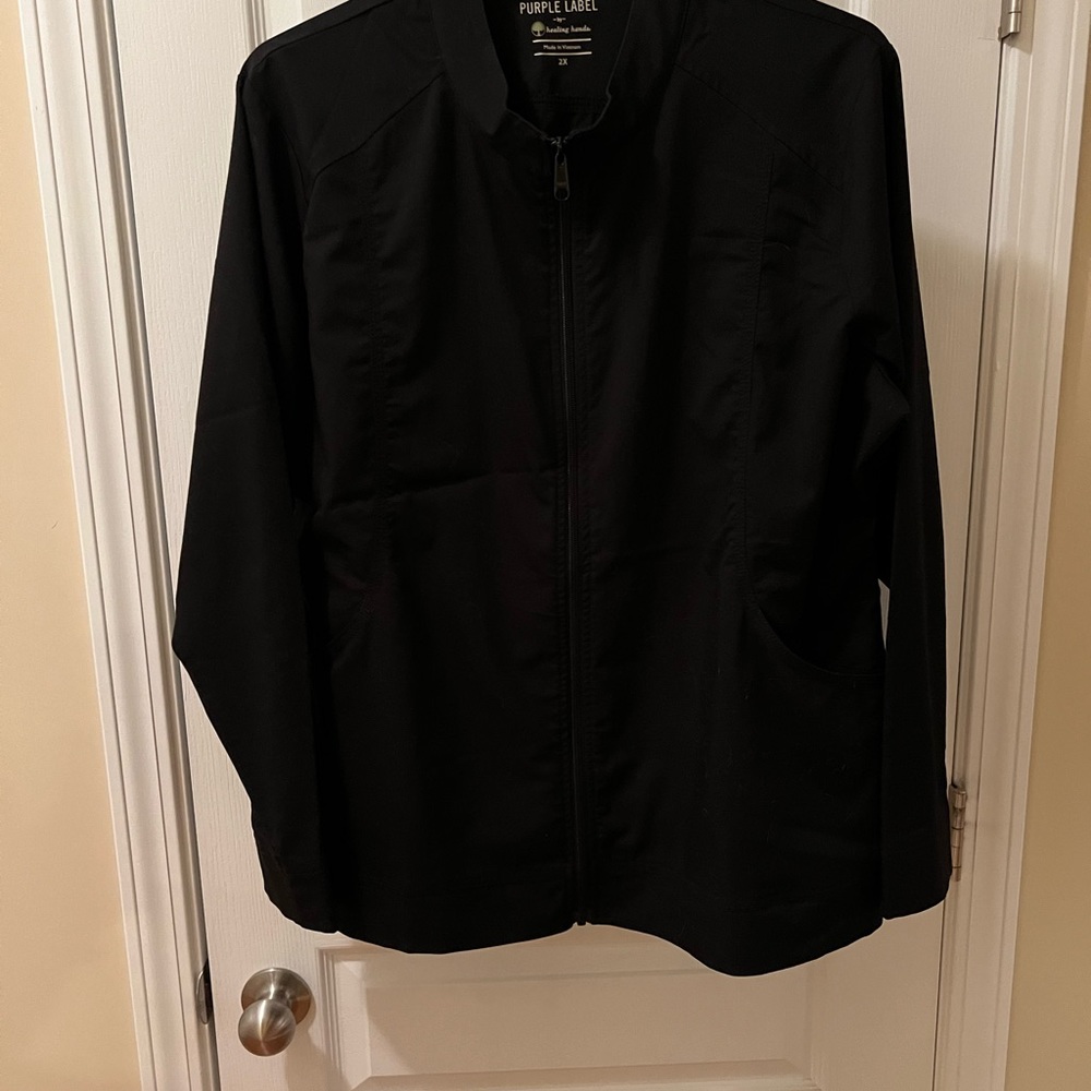 Scrub Jacket Purple Label by Healing Hands